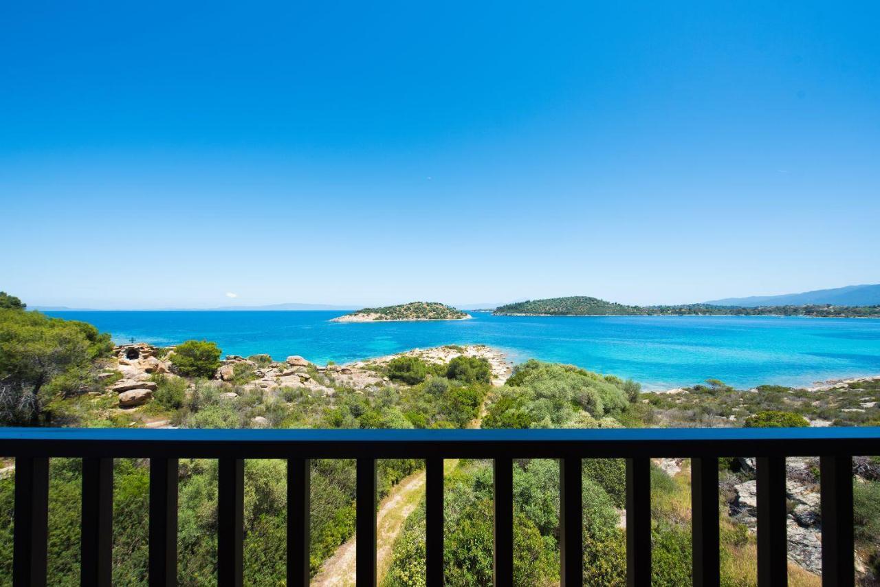 Nereus & Oceanus Beachfront Apartments, Lagonisi Beach #Feelslikehome Ormos Panagias Buitenkant foto